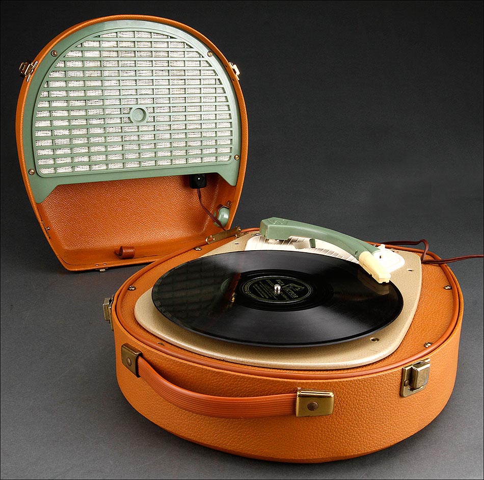 tocadiscos portátil philips ng1-361-95 fabricado en 1958